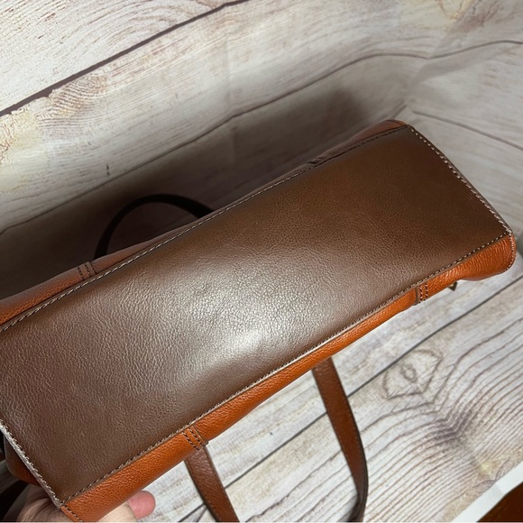 Fossil “Sara” Satchel Handbag Purse Leather - Picture 10 of 13